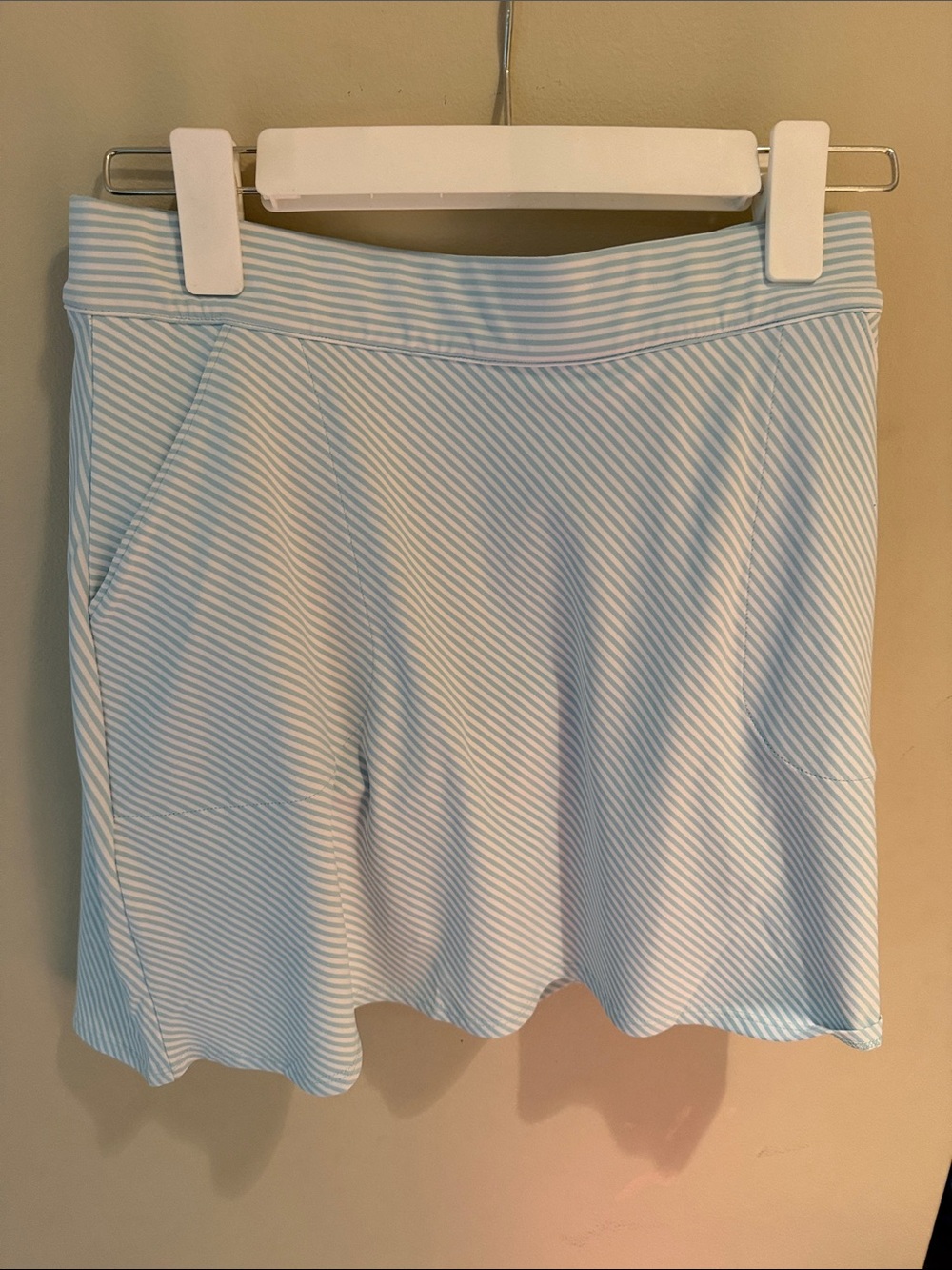 Peter Millar Light Blue Striped Women’s Skirt